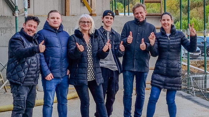 Ein Meilenstein erreicht: Gleichenfeier beim Gewerbepark VIBA Point mit Cafe 8 GRAMM